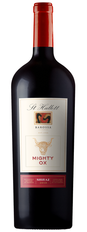 St Hallett Mighty Ox Shiraz 2018 1.5L - cork